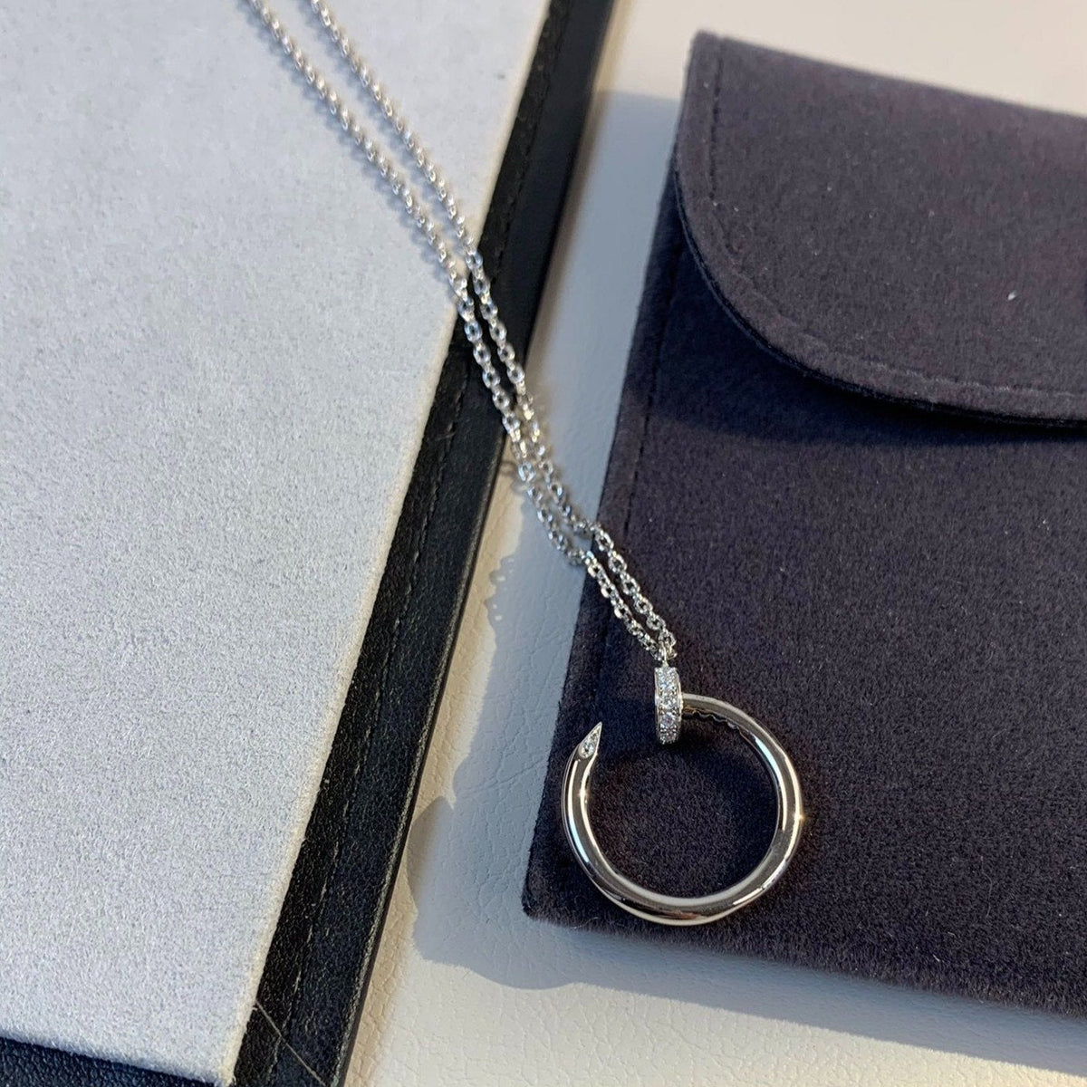 [Riva Jewelry ]JUSTE NECKLACE SILVER