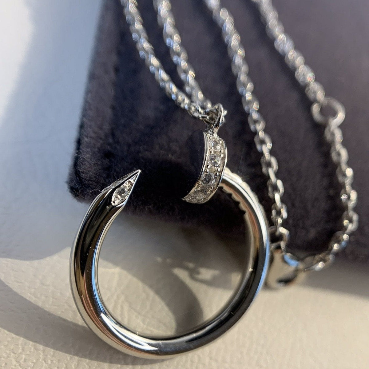 [Riva Jewelry ]JUSTE NECKLACE SILVER