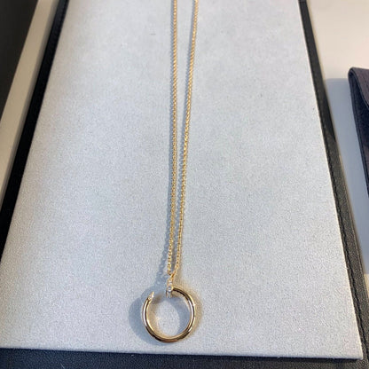 [Riva Jewelry ]JUSTE NECKLACE PINK GOLD