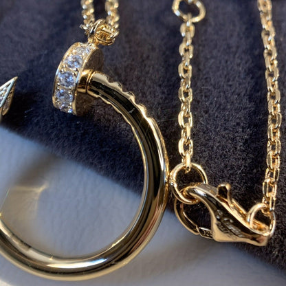 [Riva Jewelry ]JUSTE NECKLACE PINK GOLD