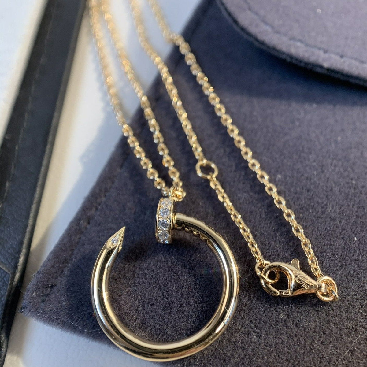 [Riva Jewelry ]JUSTE NECKLACE PINK GOLD