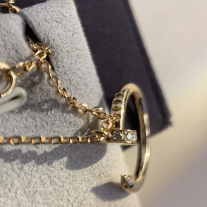 [Riva Jewelry ]JUSTE NECKLACE PINK GOLD