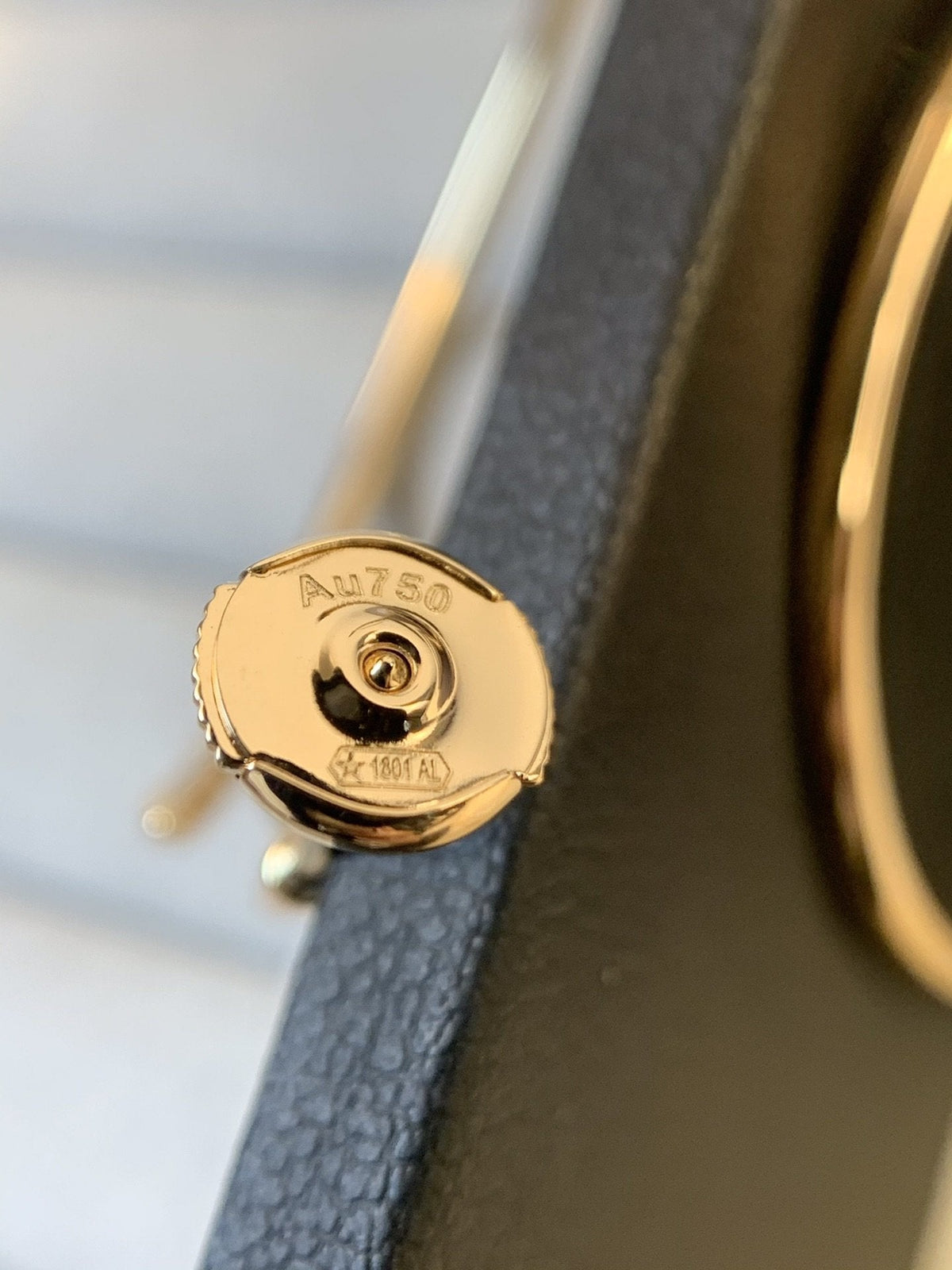 [Riva Jewelry ]JUSTE EARRINGS GOLD DIAMONDS 1.8MM