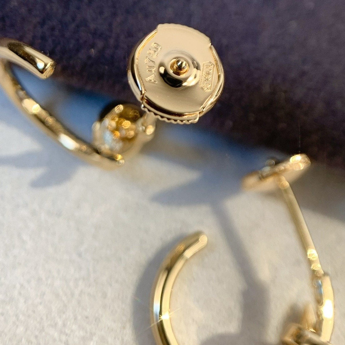 [Riva Jewelry ]JUSTE EARRINGS PINK GOLD