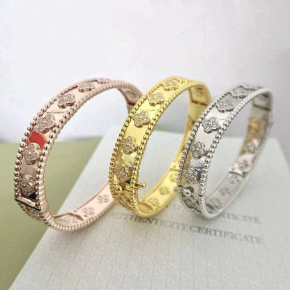 [Riva Jewelry ]CLOVER BRACELET 8MM DIAMONDS