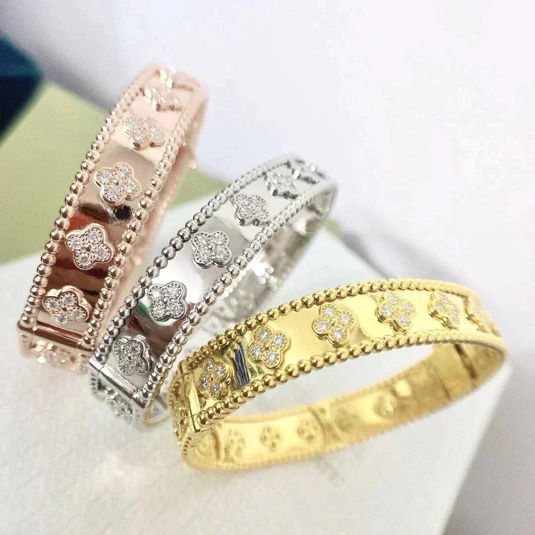 [Riva Jewelry ]CLOVER BRACELET 8MM DIAMONDS