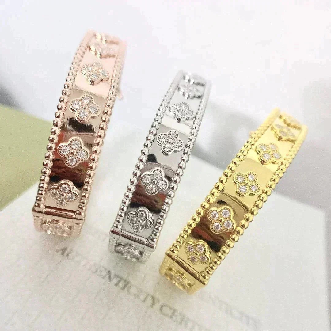 [Riva Jewelry ]CLOVER BRACELET 8MM DIAMONDS