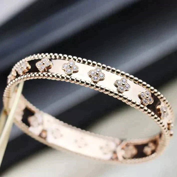 [Riva Jewelry ]CLOVER BRACELET 8MM DIAMONDS