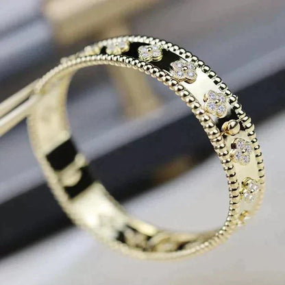 [Riva Jewelry ]CLOVER BRACELET 8MM DIAMONDS