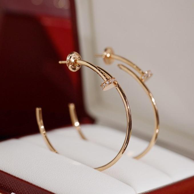 [Riva Jewelry ]JUSTE EARRINGS DIAMONDS 1.8MM