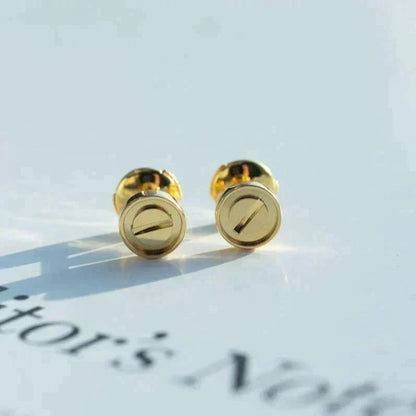 [Riva Jewelry ]LOVE EARRINGS GOLD 10MM