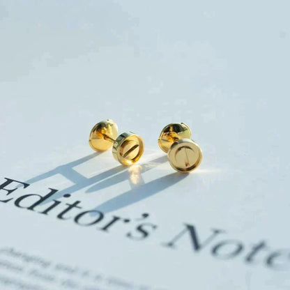 [Riva Jewelry ]LOVE EARRINGS GOLD 10MM