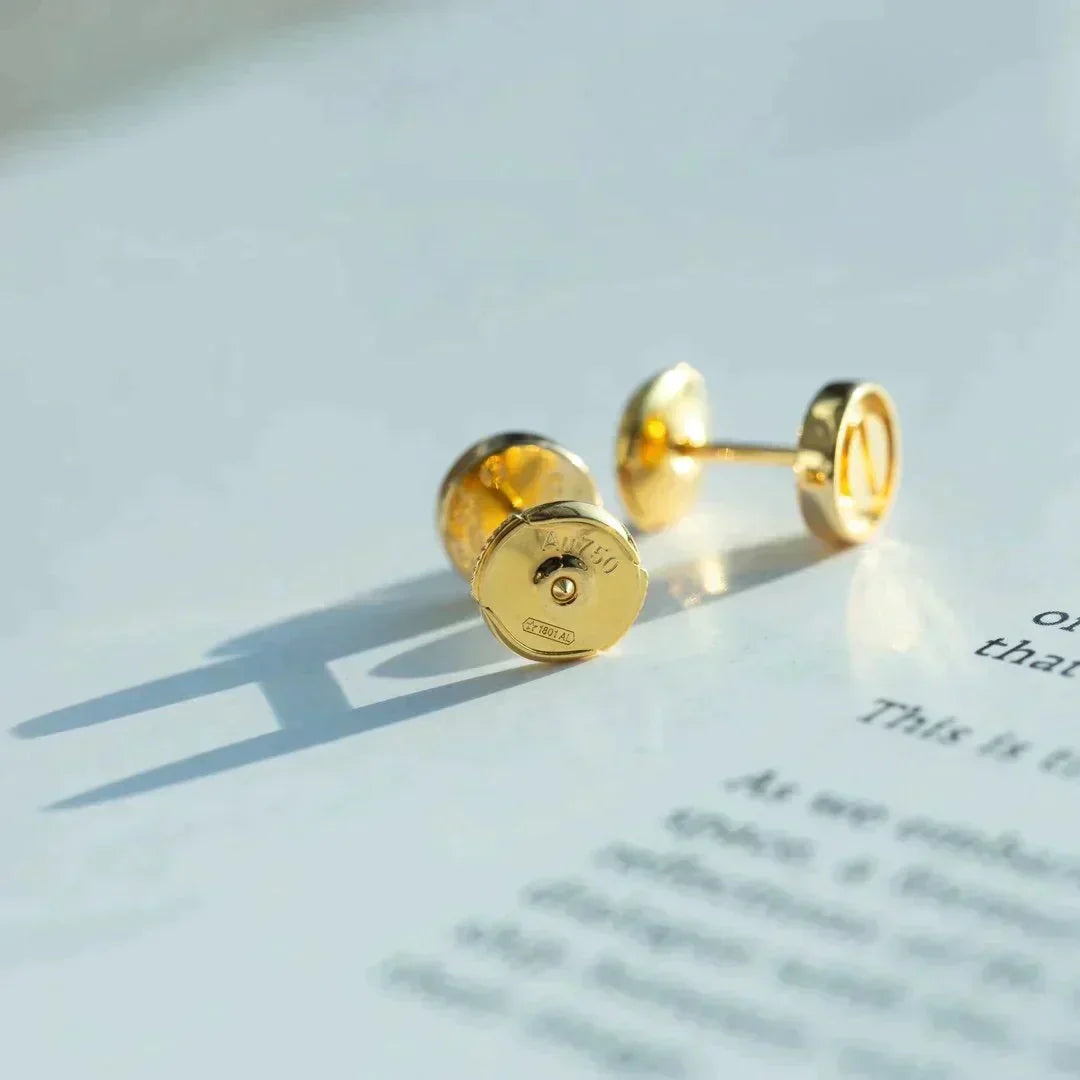 [Riva Jewelry ]LOVE EARRINGS GOLD 10MM