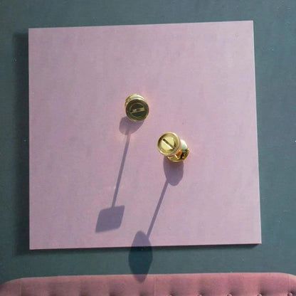 [Riva Jewelry ]LOVE EARRINGS GOLD 10MM