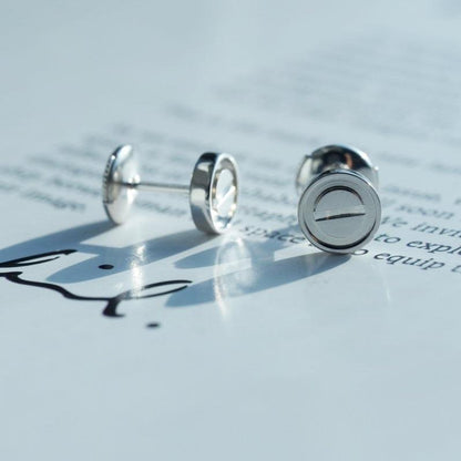 [Riva Jewelry ]LOVE EARRINGS SILVER 10MM