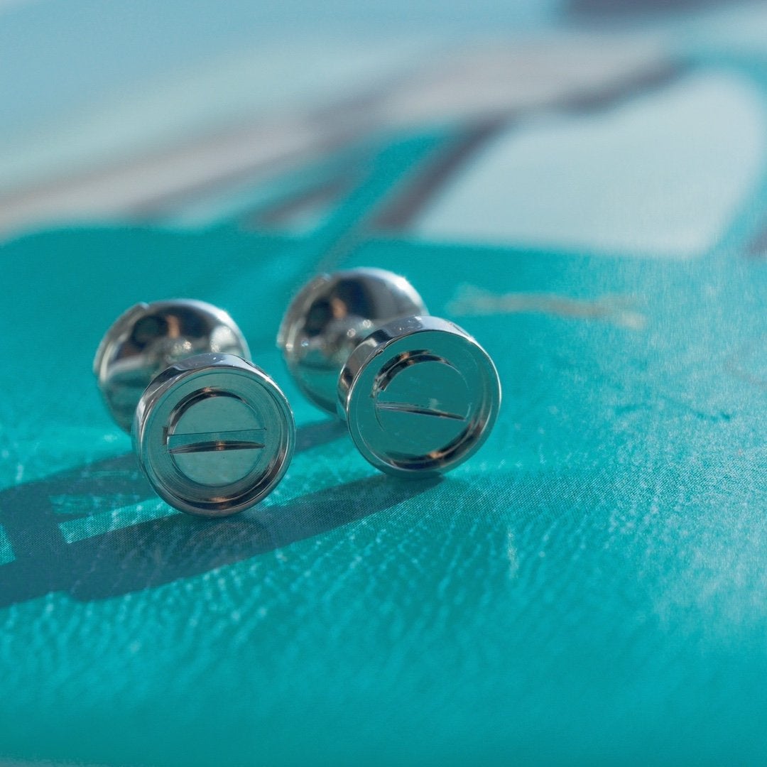 [Riva Jewelry ]LOVE EARRINGS SILVER 10MM