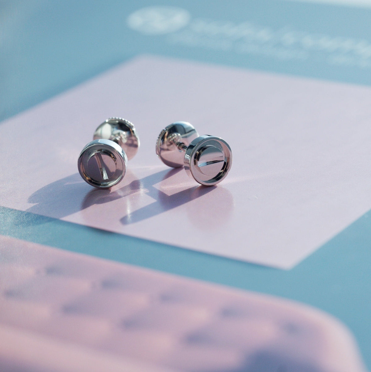 [Riva Jewelry ]LOVE EARRINGS SILVER 10MM