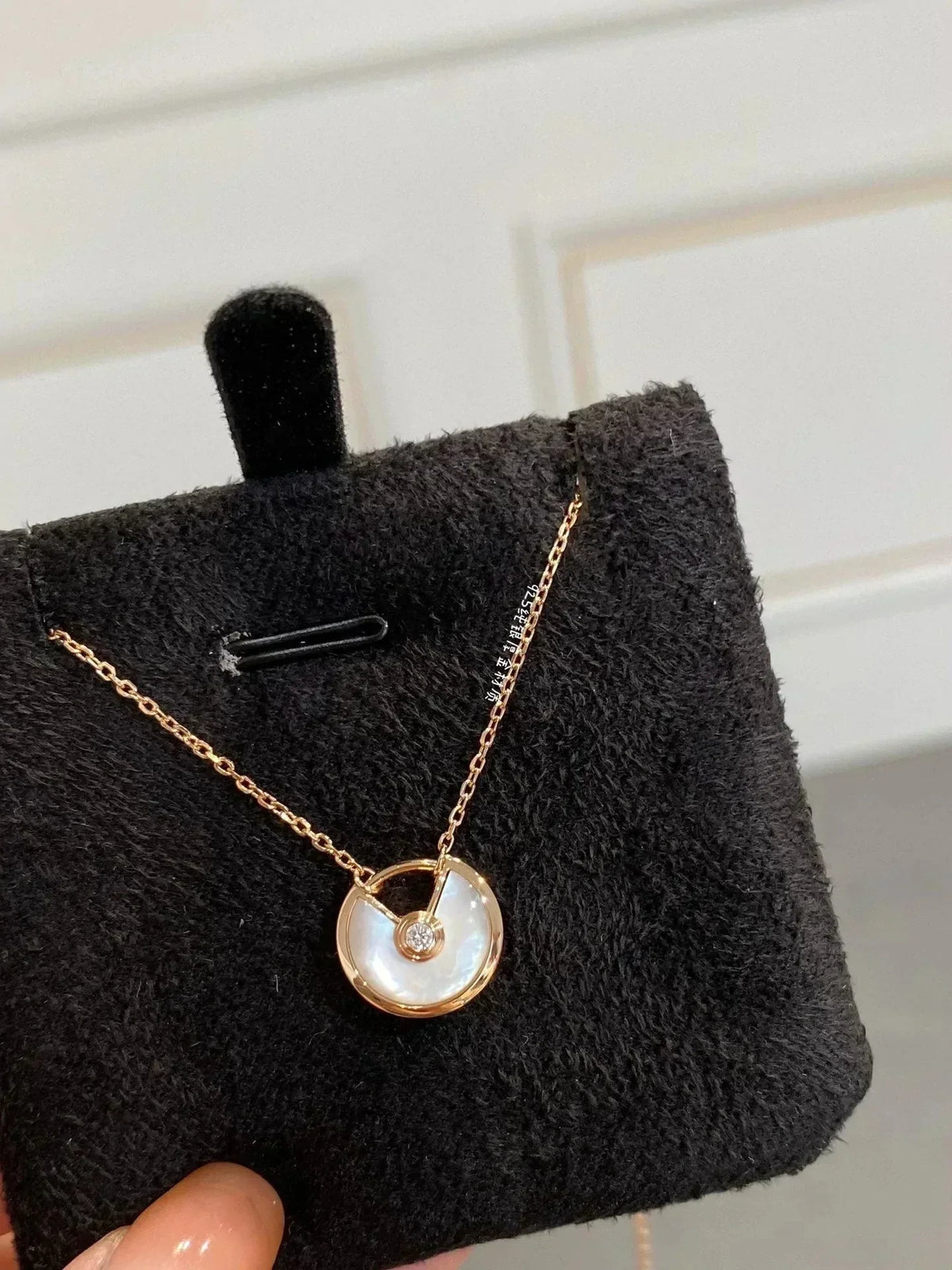 [Riva Jewelry ]AMULETTE ROSE GOLD MOP NECKLACE
