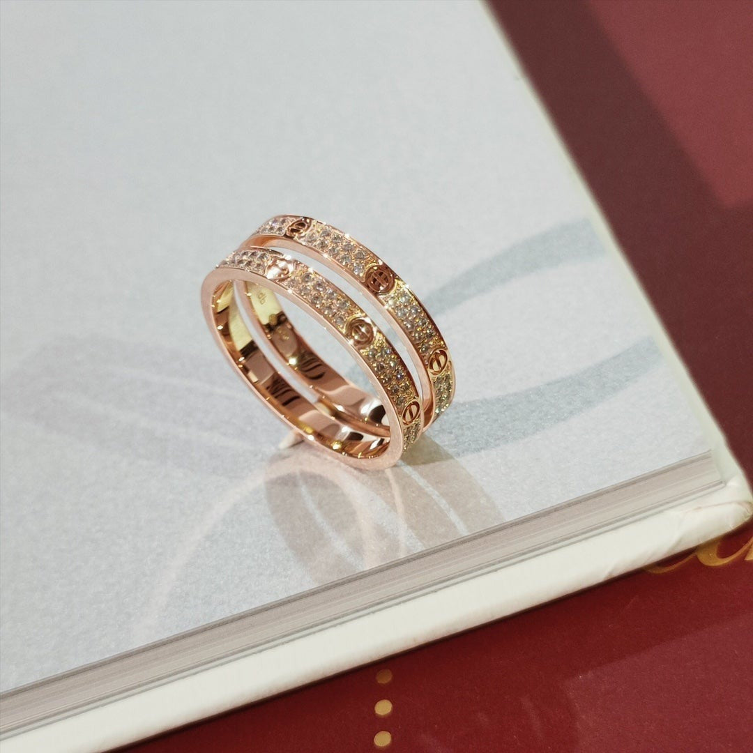 [Riva Jewelry ]LOVE RING 2.65MM DIAMOND