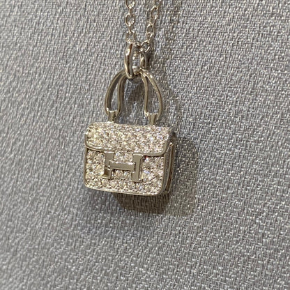 [Riva Jewelry]CONSTANCE PEDANT DIAMOND NECKLACE