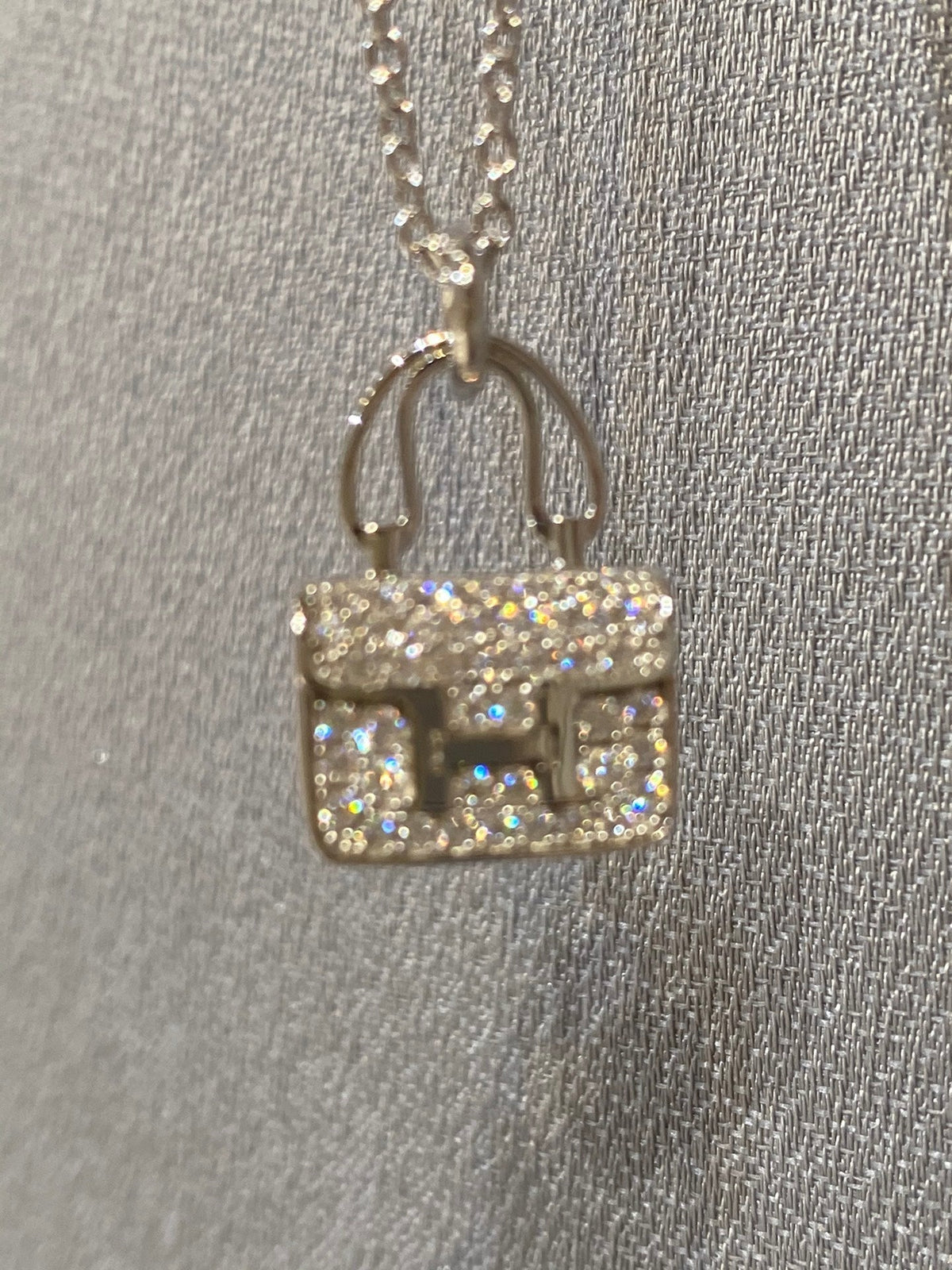 [Riva Jewelry ]CONSTANCE PEDANT DIAMOND NECKLACE