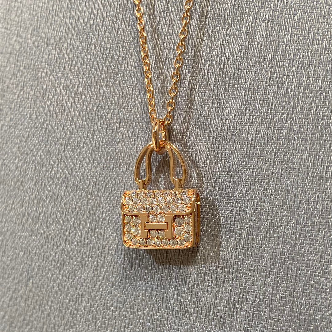 [Riva Jewelry ]CONSTANCE PEDANT DIAMOND NECKLACE