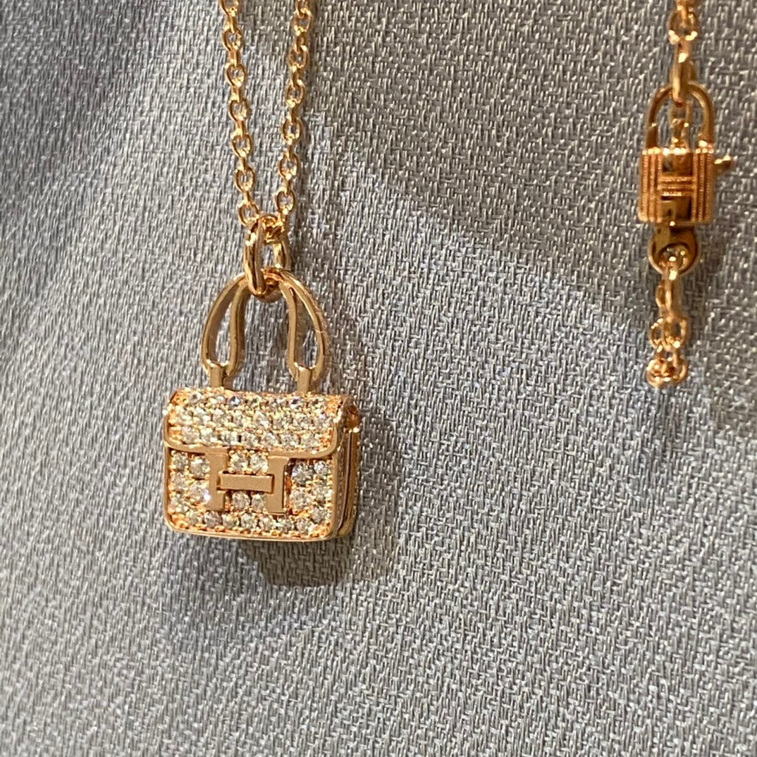 [Riva Jewelry ]CONSTANCE PEDANT DIAMOND NECKLACE