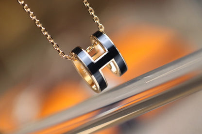 [Riva Jewelry ]POP H PEDANT PINK GOLD
