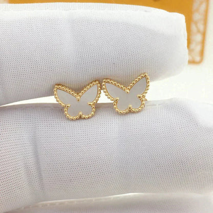 [Riva Jewelry ]SWEET BUTTERFLY MOP EARSTUDS