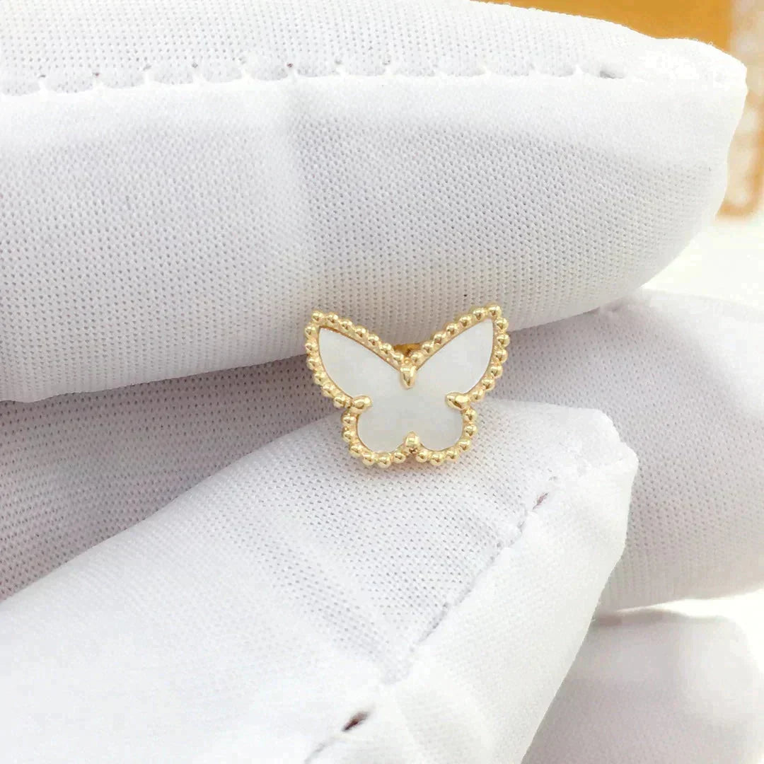 [Riva Jewelry ]SWEET BUTTERFLY MOP EARSTUDS