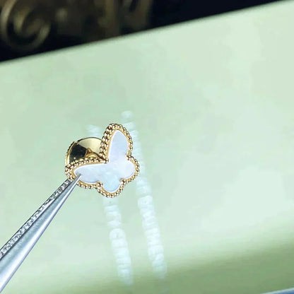 [Riva Jewelry ]SWEET BUTTERFLY MOP EARSTUDS