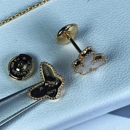 [Riva Jewelry ]SWEET BUTTERFLY MOP EARSTUDS
