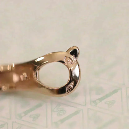 [Riva Jewelry ]CLOVER MEDIUM 1 MOTIFS FUll DIAMOND EARRINGS