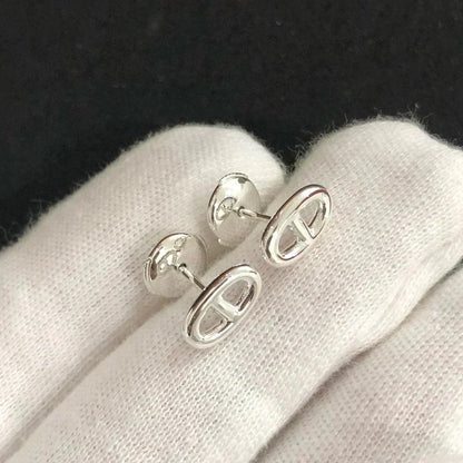 [Riva Jewelry]CHAINE SMALL EARRINGS GOLD AND SILVER