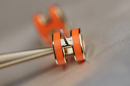 [Riva Jewelry]MINI POP H OHRRINGE ORANGE