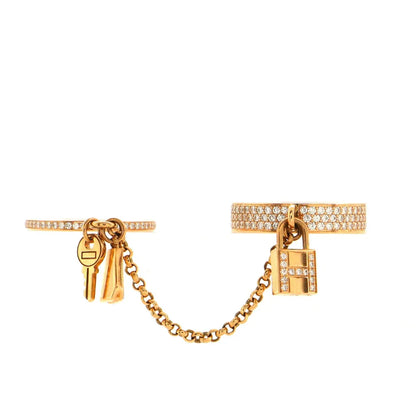 [Riva Jewelry]HM KELLY CLOCHETTE DOUBLE RING IN  WITH DIAMONDS