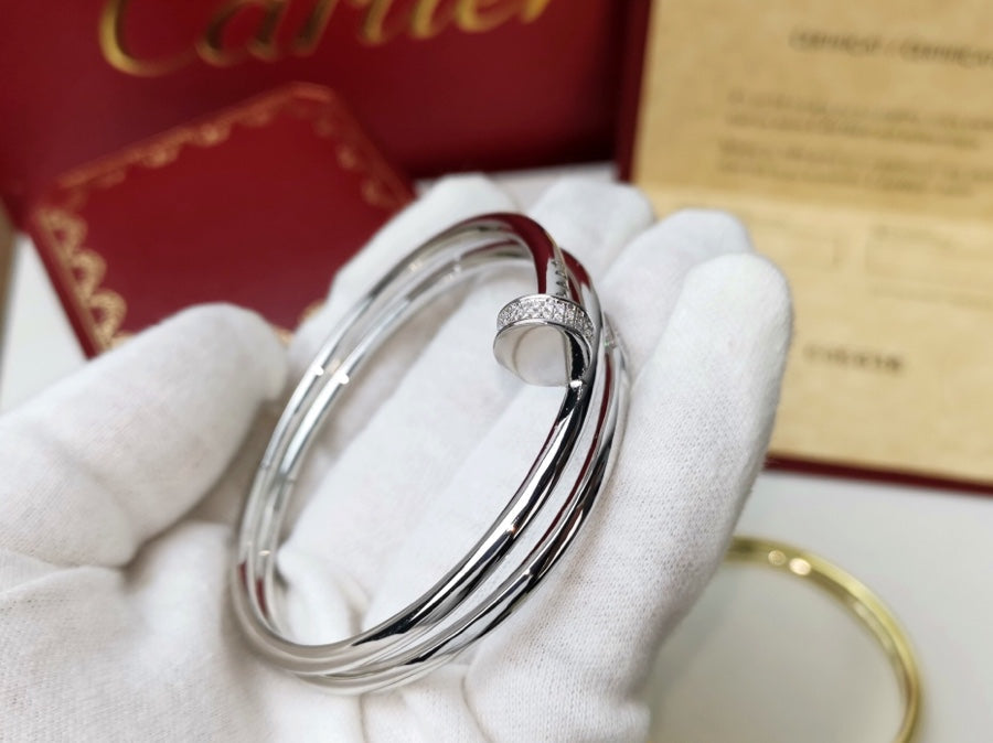 [Riva Jewelry ]JUSTE BRACELET 3.5MM DOUBLE ROW DIAMOND