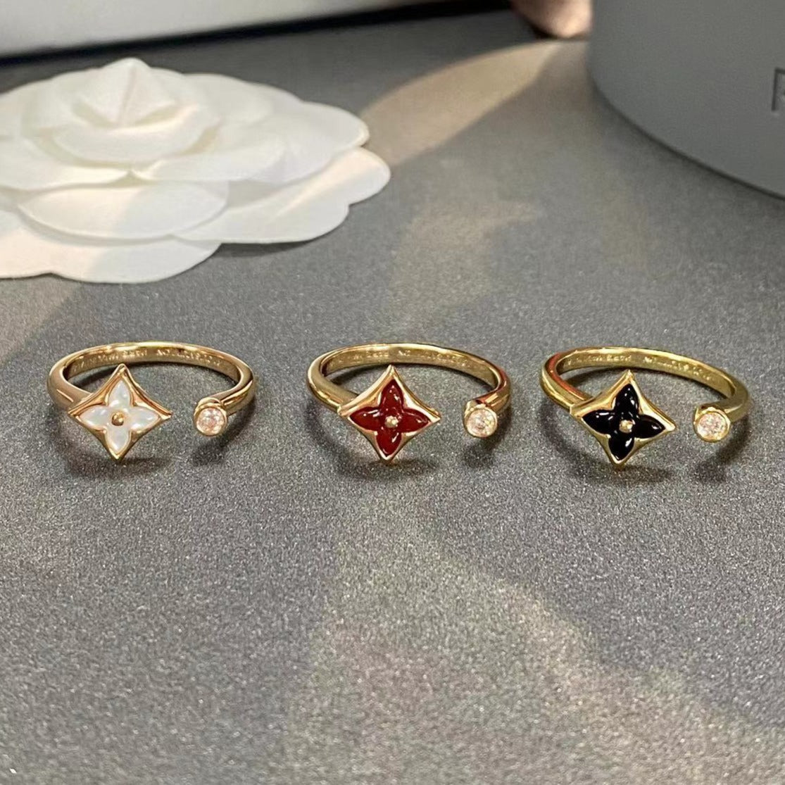 [Riva Jewelry ]STAR 1 DIAMOND OPEN RING