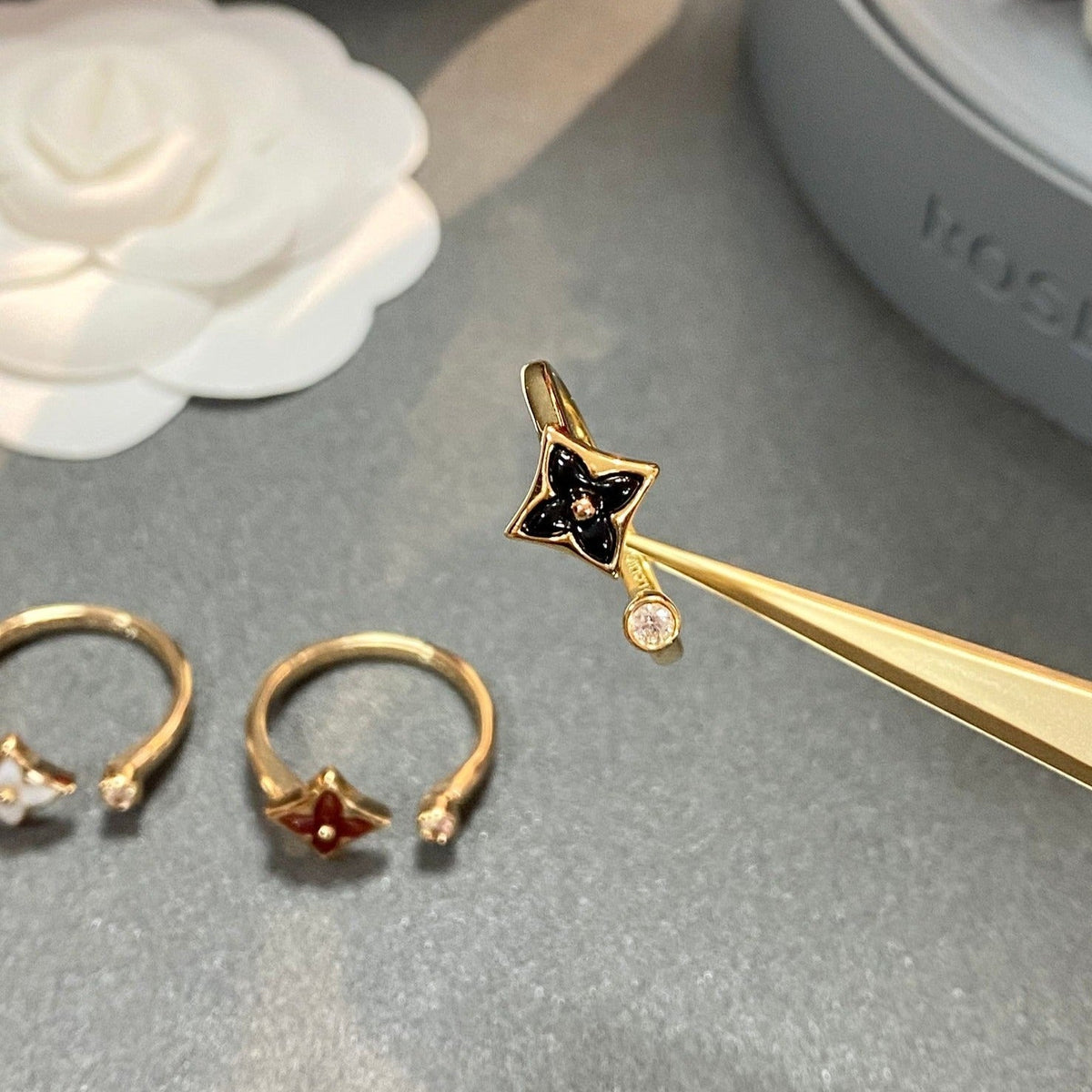 [Riva Jewelry ]STAR 1 DIAMOND OPEN RING