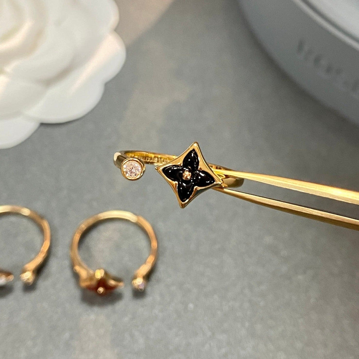 [Riva Jewelry ]STAR 1 DIAMOND OPEN RING