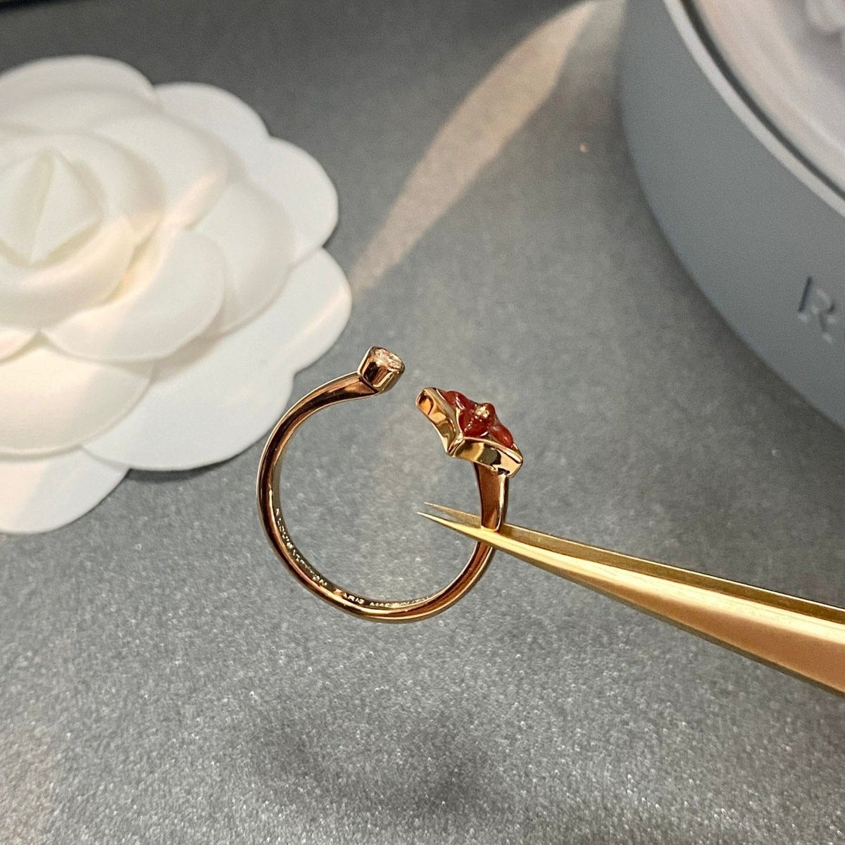 [Riva Jewelry ]STAR 1 DIAMOND OPEN RING