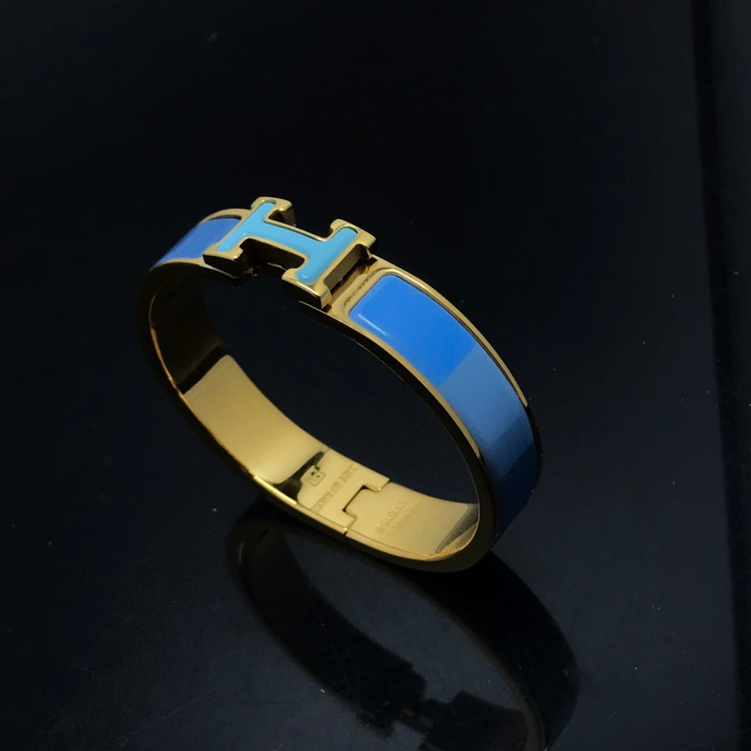 [Riva Jewelry ]H BRACELET BLUE RAINBOW CERAMIC