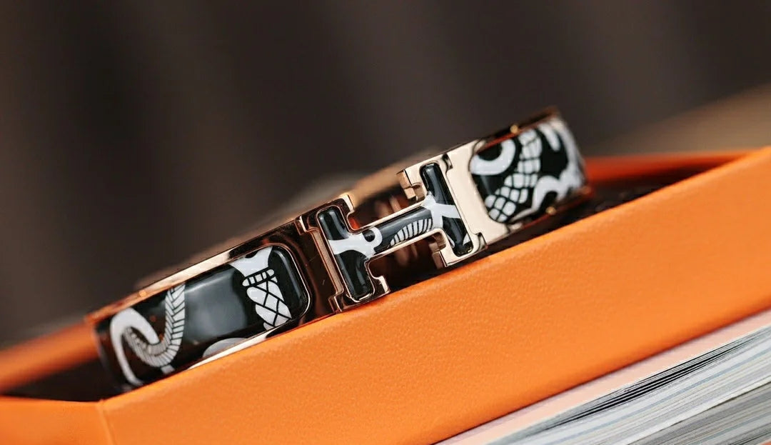[Riva Jewelry ]H TARTAN BRACELET 12MM