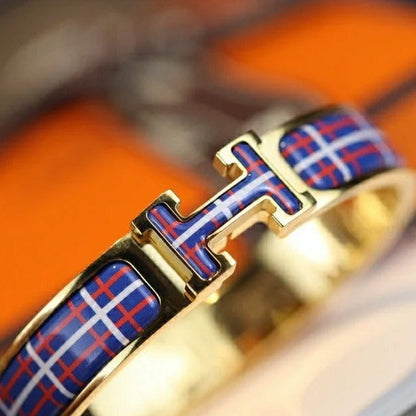 [Riva Jewelry ]H TARTAN BRACELET 12MM