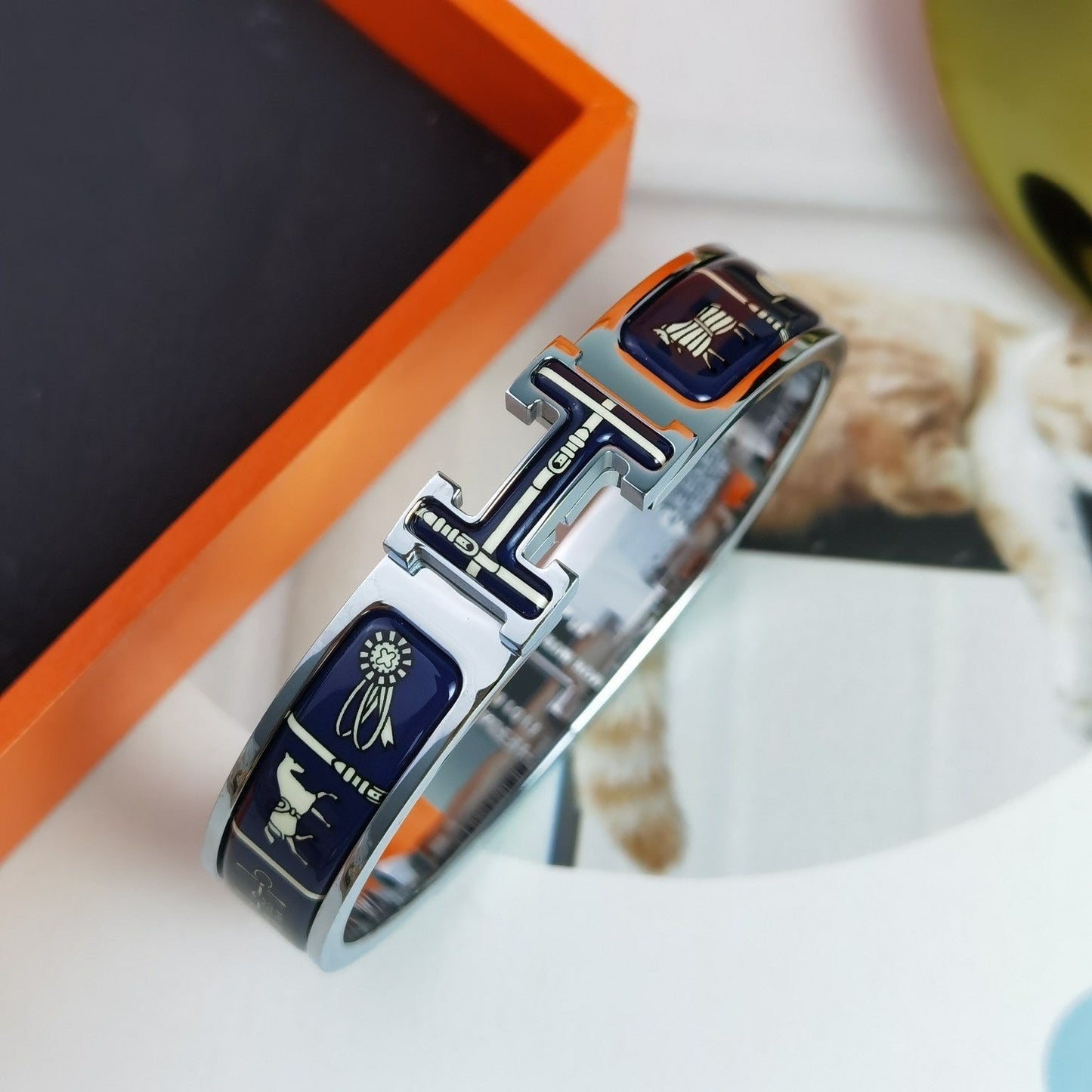 [Riva Jewelry]H COUVERTURES ダークブルー ブレスレット