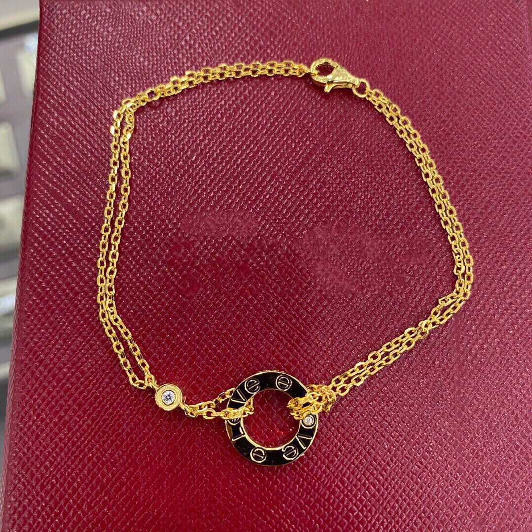 [Riva Jewelry ]LOVE BRACELET 2 DIAMOND