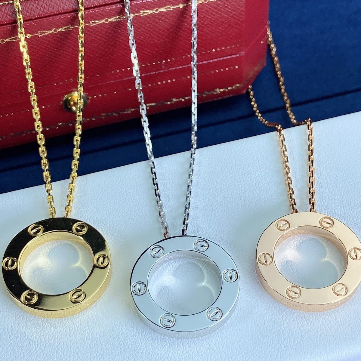 [Riva Jewelry ]LOVE NECKLACE 16MM