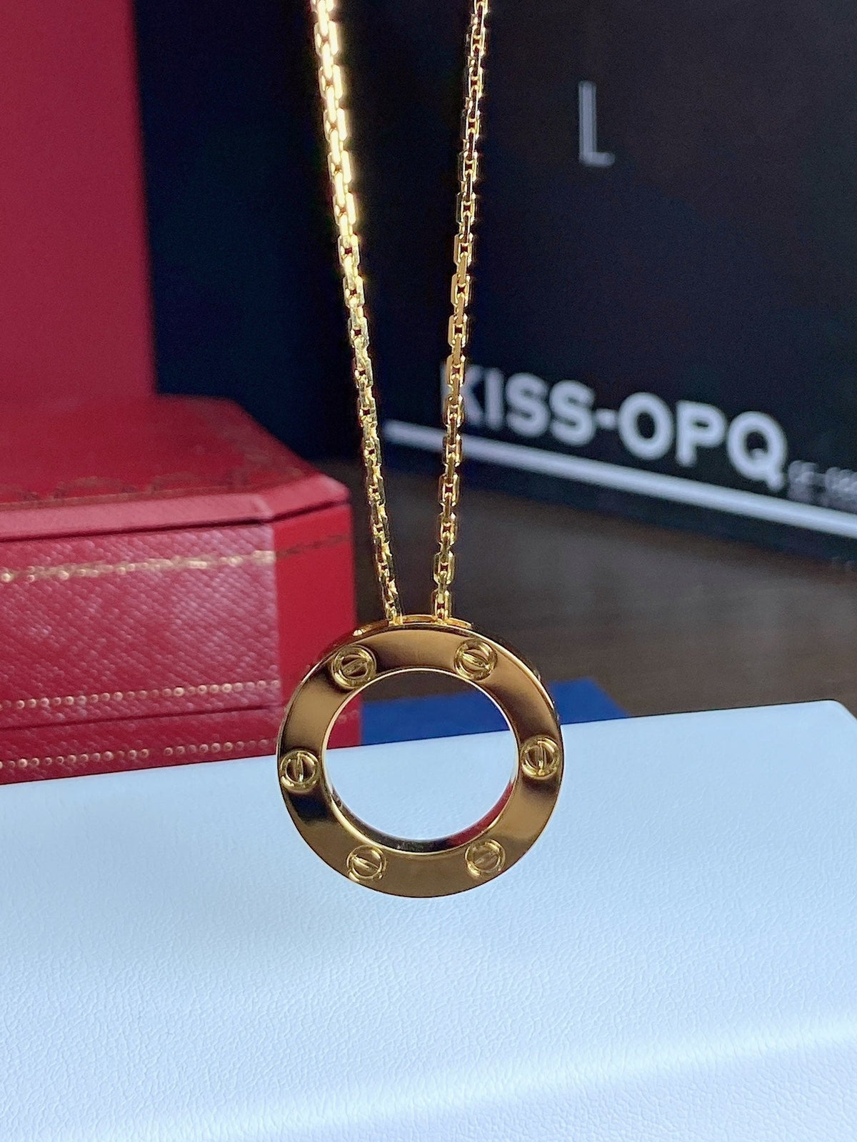 [Riva Jewelry ]LOVE NECKLACE 16MM
