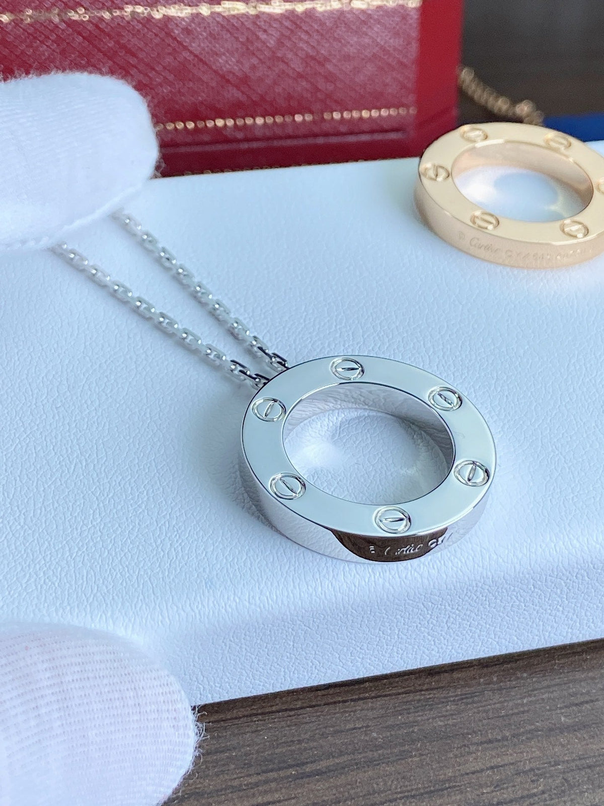 [Riva Jewelry ]LOVE NECKLACE 16MM