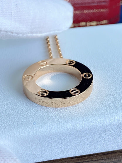 [Riva Jewelry ]LOVE NECKLACE 16MM